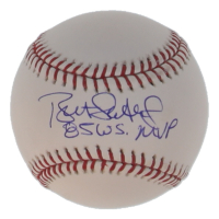 Bret Saberhagen Signed OML Baseball Inscribed "85 W.S. MVP" (PSA & SGC) at PristineAuction.com