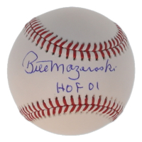 Bill Mazeroski Signed OML Baseball Inscribed "HOF 01" (JSA) at PristineAuction.com