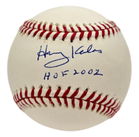 Harry Kalas Signed OML Baseball Inscribed "HOF 2002" (JSA) at PristineAuction.com