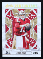 Brock Purdy 2024 Absolute Draft Diamonds Jerseys Gold #2 #63/99 at PristineAuction.com