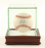 Nolan Ryan Signed OAL Baseball With Wood Display Case (PSA) at PristineAuction.com