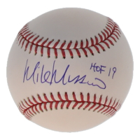 Mike Mussina Signed OML Baseball Inscribed "HOF 19" (PSA) at PristineAuction.com