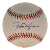 Rollie Fingers Signed OAL Player Spotlight Baseball (JSA) at PristineAuction.com
