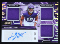 Dallas Turner 2024 Absolute Rookie Premiere Materials Autographs #5 RC #355/399 at PristineAuction.com