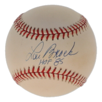 Lou Brock Signed ONL Baseball Inscribed "HOF 85" (PSA) at PristineAuction.com