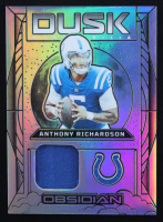 Anthony Richardson 2024 Panini Obsidian Dusk Memorabilia Silver #9 #28/99 at PristineAuction.com