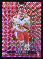 Chris Jones 2024 Panini Mosaic Mosaic Pink Swirl #112 #02/13 at PristineAuction.com