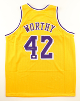 James Worthy Signed Jersey (JSA) at PristineAuction.com
