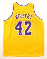 James Worthy Signed Jersey (JSA) at PristineAuction.com