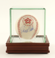 Johnny Bench Signed 1987 All-Star Game Logo Baseball with Display Case (Fanatics) at PristineAuction.com