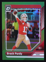 Brock Purdy 2024 Donruss Optic Lime Green #170 #20/50 at PristineAuction.com