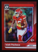 Isiah Pacheco 2024 Donruss Optic Red #95 #010/125 at PristineAuction.com