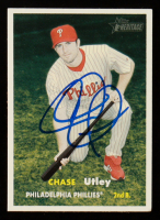 Chase Utley Signed 2012 Topps Heritage #211 (JSA) at PristineAuction.com