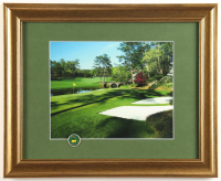 "Augusta National Golf Course" Custom Framed Photo Display with Official Masters Tournament Pin at PristineAuction.com