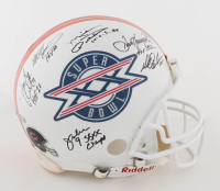 Bears Full-Size Authentic On-Field Super Bowl XX Logo Helmet Signed by (6) with Jim McMahon, Jimbo Covert, Mike Singletary (Beckett) at PristineAuction.com