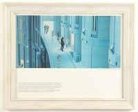 Star Wars "On The Death Star" 1977 Ralph McQuarrie Custom Framed Pre-Production Art Photo Display at PristineAuction.com