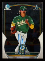 Colby Thomas Signed 2023 Bowman Chrome 1st #BCP-32 (JSA) at PristineAuction.com