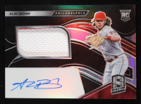 Alec Bohm 2021 Panini Spectra Spectra Rookie Jersey Autographs #136 RC #053/199 at PristineAuction.com
