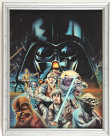 Star Wars 1993 Framed Art Print at PristineAuction.com