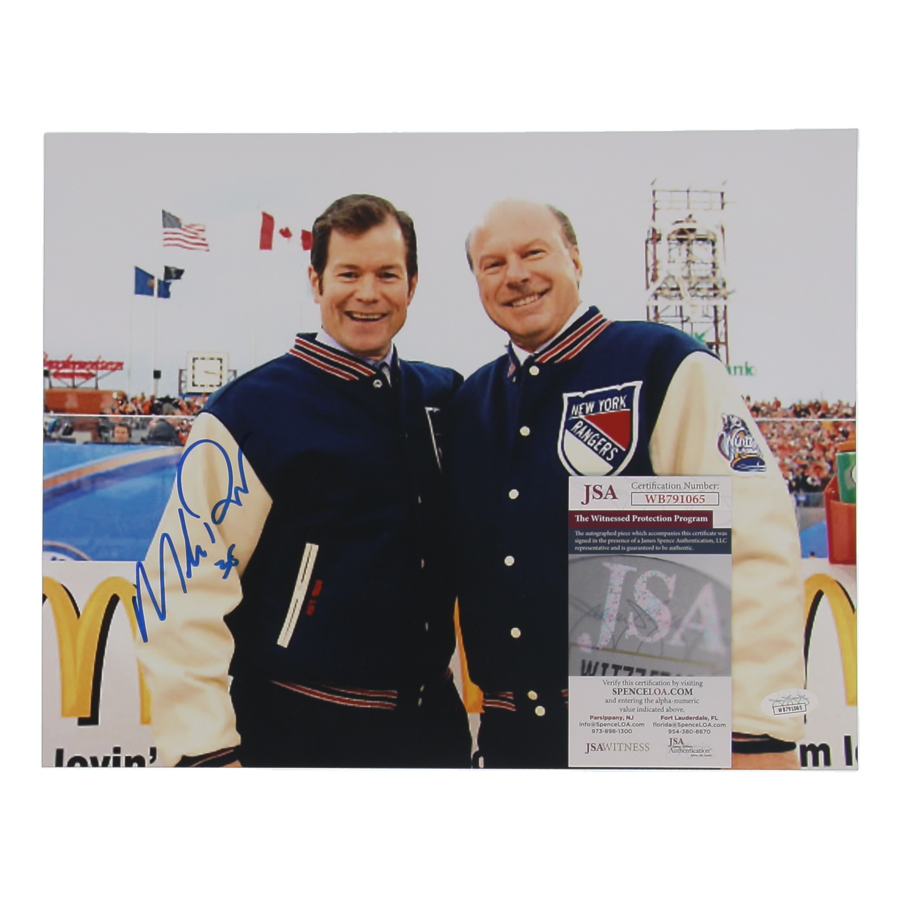 Mike Richter Signed 11x14 Photo (JSA) at PristineAuction.com Mike Richter Signed 11x14 Photo (JSA) at PristineAuction.com