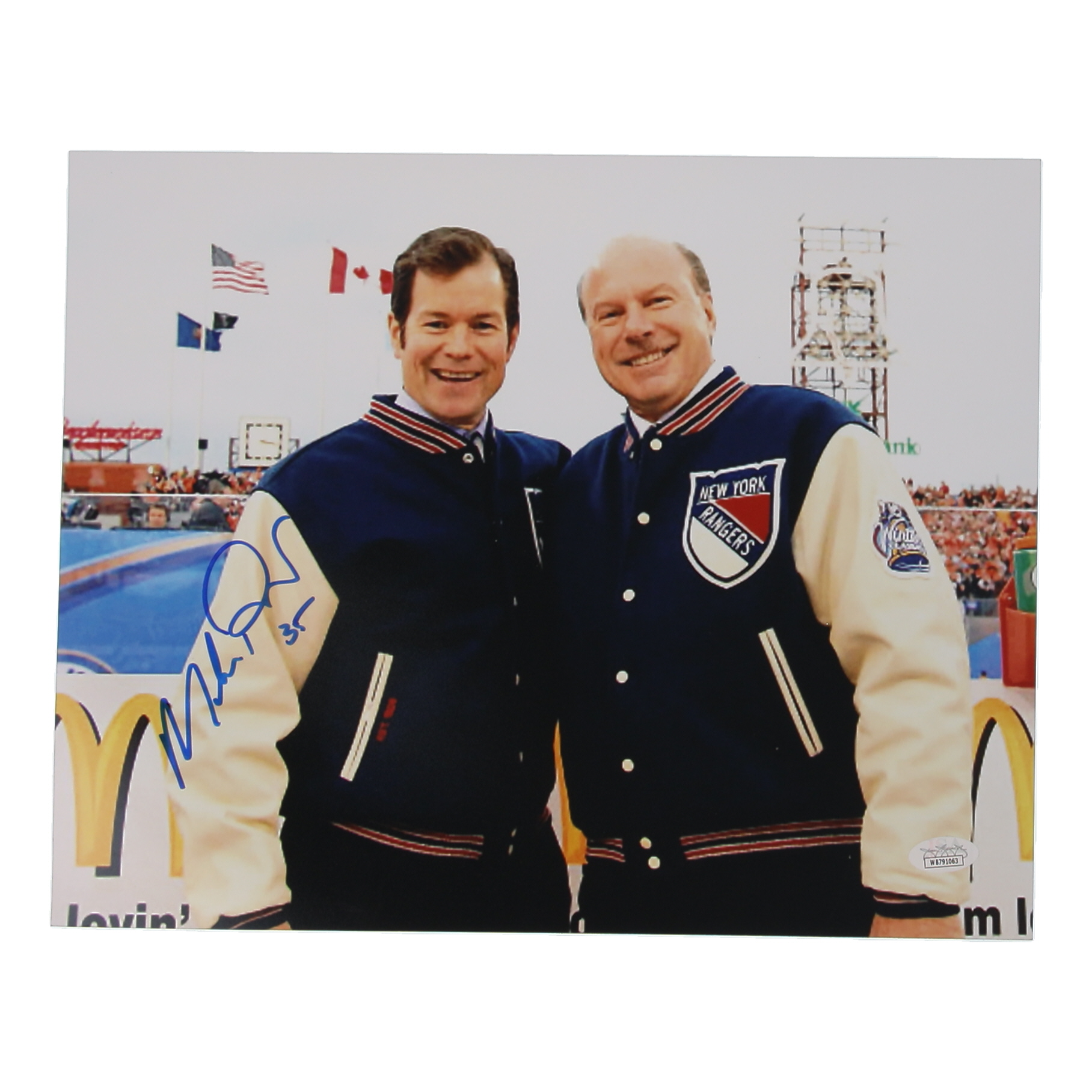 Mike Richter Signed 11x14 Photo (JSA) at PristineAuction.com Mike Richter Signed 11x14 Photo (JSA) at PristineAuction.com