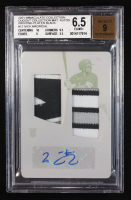 Nick Madrigal 2021 Immaculate Collection Dugout Collection Material Autographs Printing Plates Black #12 #1/1 (BGS 6.5 | Autograph Graded 9) at PristineAuction.com