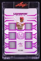 Pete Rose 2024 Leaf Ultimate Sports U Card Game-Used Memorabilia Pink #TUC19 #3/6 at PristineAuction.com