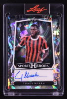 Yunus Musah 2025 Leaf Sports Heroes Autographs Black Crystal #BAYM1 #10/35 at PristineAuction.com