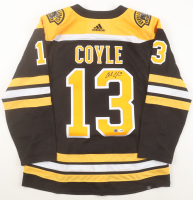 Charlie Coyle Signed Bruins Adidas Authentic Jersey (JSA) at PristineAuction.com