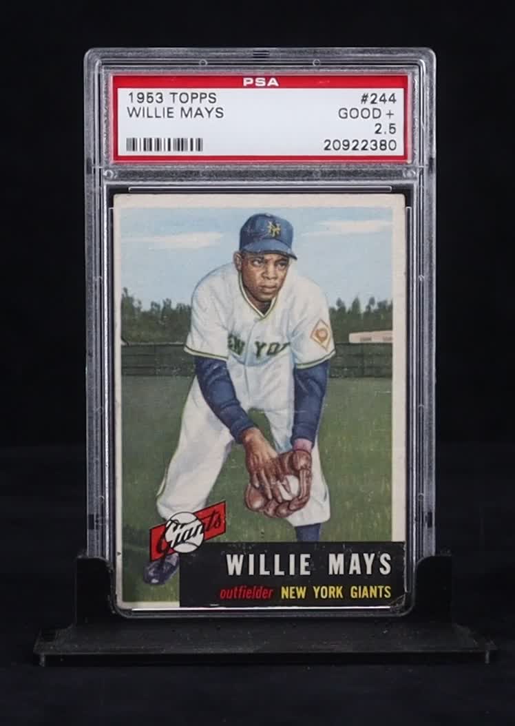 Willie Mays 1953 Topps #244 (PSA 2.5) at PristineAuction.com