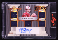 Steve Young 2024 Leaf Ultimate Sports Signature Relics Game-Used Memorabilia Bronze #USRSY1 #09/25 at PristineAuction.com