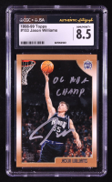 Jason Williams Signed 1998-99 Topps #153 RC Inscribed "06 NBA Champ" (CGC 8.5 | Authentic Autograph) at PristineAuction.com