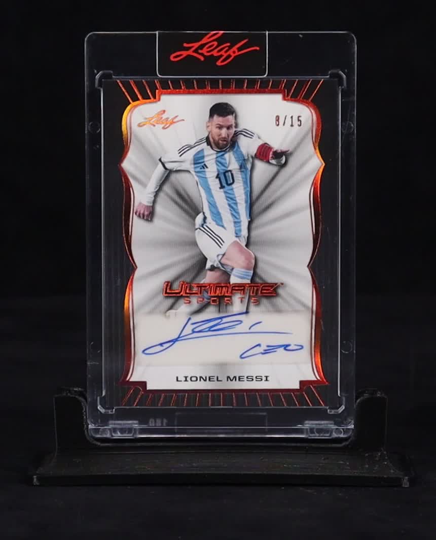 Lionel Messi 2024 Leaf Ultimate Sports Autographs Bronze #US-LM1 #08/15 at PristineAuction.com