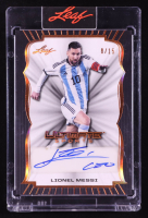 Lionel Messi 2024 Leaf Ultimate Sports Autographs Bronze #US-LM1 #08/15 at PristineAuction.com