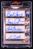 Peyton Manning / Drew Brees / Jim Kelly / Dan Marino / Bert Jones / Ken Anderson / Bob Griese / Fran Tarkenton 2025 Leaf Pearl Signatures Bronze #S85 #08/10 at PristineAuction.com