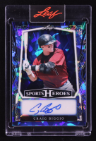 Craig Biggio 2025 Leaf Sports Heroes Autographs Blue Crystal #BACB1 #1/4 at PristineAuction.com
