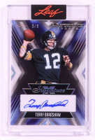 Terry Bradshaw 2024 Leaf Ultimate Sports X Signature Clear Prismatic Silver #UXSTB1 #5/8 at PristineAuction.com