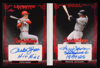 Pete Rose / Reggie Jackson 2024 Leaf Ultimate Sports Dual Inscriptions Booklets Red #DI13 #3/3 at PristineAuction.com