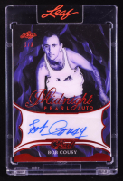 Bob Cousy 2025 Leaf Pearl Midnight Autographs Red #MP-BC1 #1/3 at PristineAuction.com