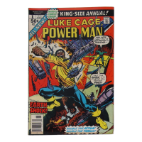 1976 "Luke Cage, Power Man King-Size Annual" Issue #1 Marvel Comic Book at PristineAuction.com