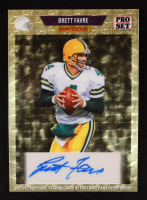 Brett Favre 2024 Leaf Collective '89 Pro Set Autographs Super Prismatic Gold #89ABF1 #1/1 at PristineAuction.com
