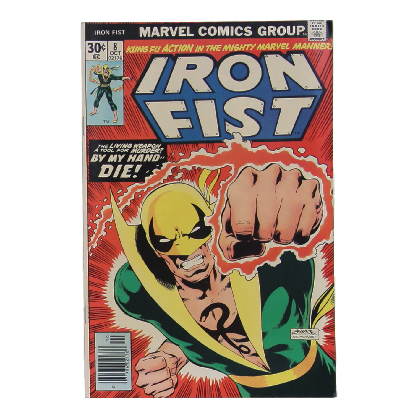 1976 "Iron Fist" Issue #8 Marvel Comic Book at PristineAuction.com 1976 "Iron Fist" Issue #8 Marvel Comic Book at PristineAuction.com