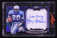 Barry Sanders 2024 Leaf Metal Inscriptions Prismatic Blue #MI-BS1 #029/100 at PristineAuction.com
