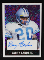 Barry Sanders 2024 Leaf Metal 1948 Autographs Purple Shimmer #48ABS1 #3/8 at PristineAuction.com