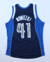 Dirk Nowitzki Signed LE Mavericks Mitchell & Ness Authentic Jersey With Career Stat Inscriptions (Fanatics) at PristineAuction.com