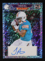 Tyreek Hill 2024 Leaf Collective '89 Pro Set Autographs Shimmer Light Blue #89ATH2 #19/20 at PristineAuction.com