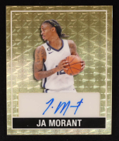 Ja Morant 2025 Leaf 15th Anniversary NSCC Super Prismatic Gold Autographs Mini #48AJM1 #1/1 at PristineAuction.com
