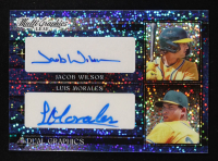 Jacob Wilson / Luis Morales 2024 Leaf MultiGraphics Dual Graphics Sparkle Blue #MGD16 #1/8 RC at PristineAuction.com
