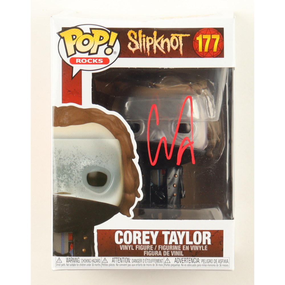 Corey Taylor Signed "Slipknot" #177 Funko Pop! Vinyl Figure (Beckett) at PristineAuction.com