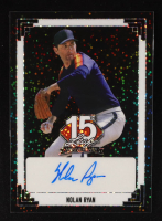 Nolan Ryan 2025 Leaf 15th Anniversary NSCC Black Sparkle Autographs #91ANR1 #1/1 at PristineAuction.com